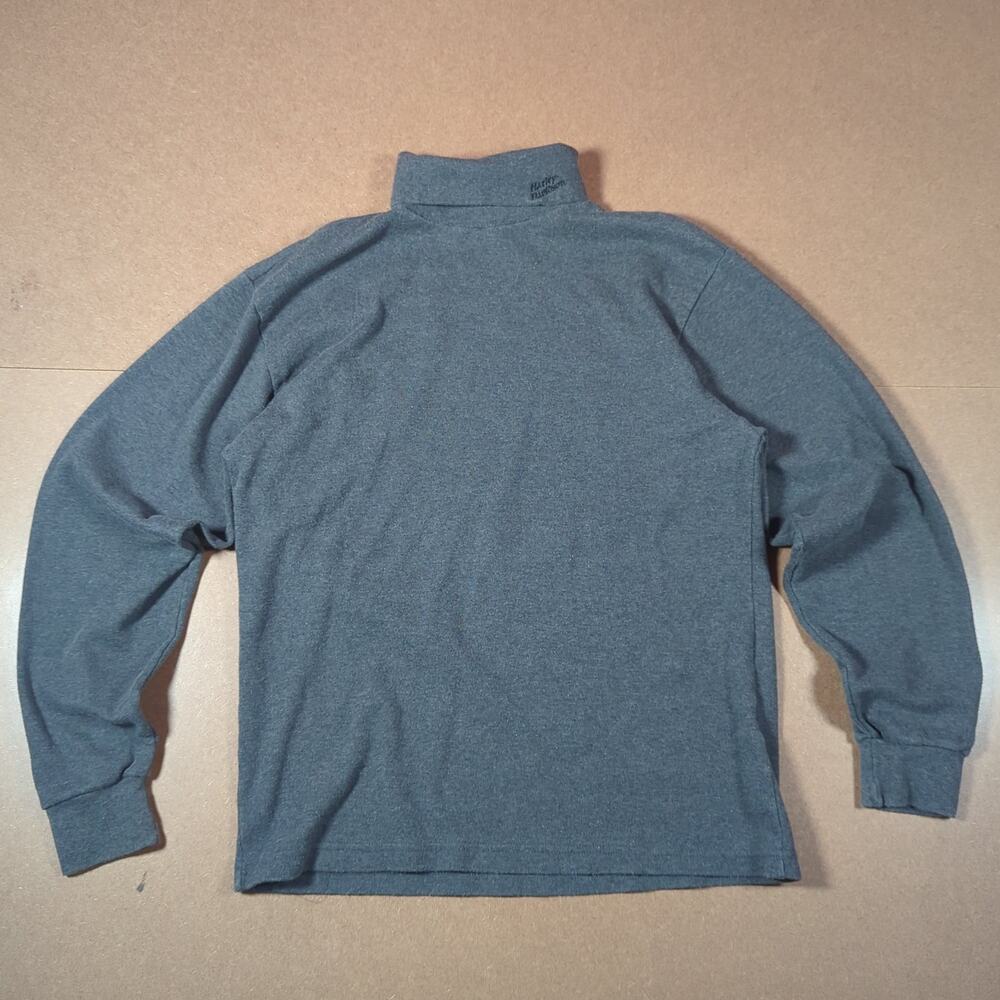 Harley Davidson Thermal Turtleneck Biker Moto Long Sleeve Gray Women's